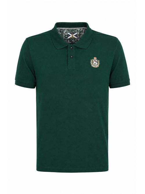 Polo Ferrari in cotone stretch Verdone JOHNNY LAMBS | FERRARI890